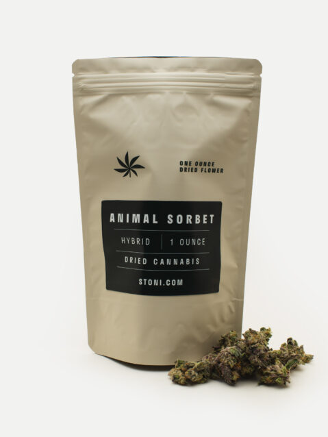 Animal Sorbet (AAA+) - Indica Dominant Hybrid - One Ounce Bag