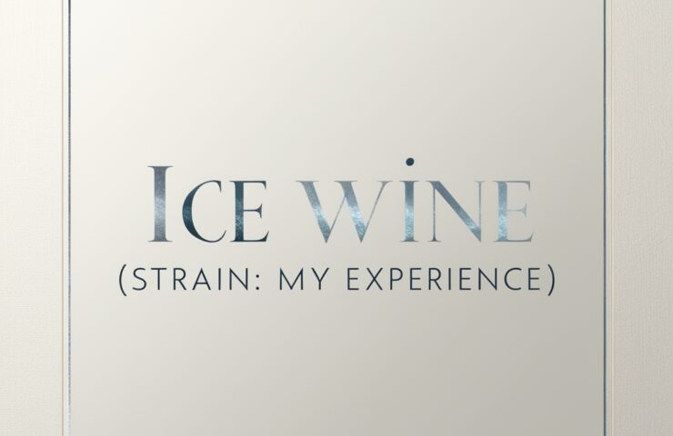 Ice Wine (AAA+) Strain: My Experience