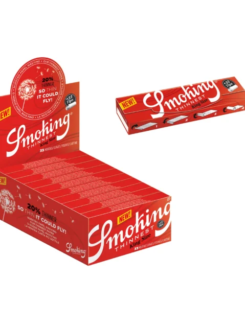 Smoking Thinnest King Size + Tips